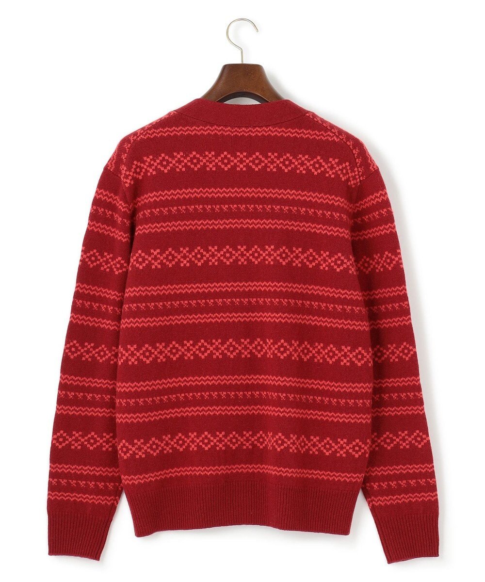 J.PRESS MEN 【Cash Lamb’s Wool】フェアアイルカーディガンニット 