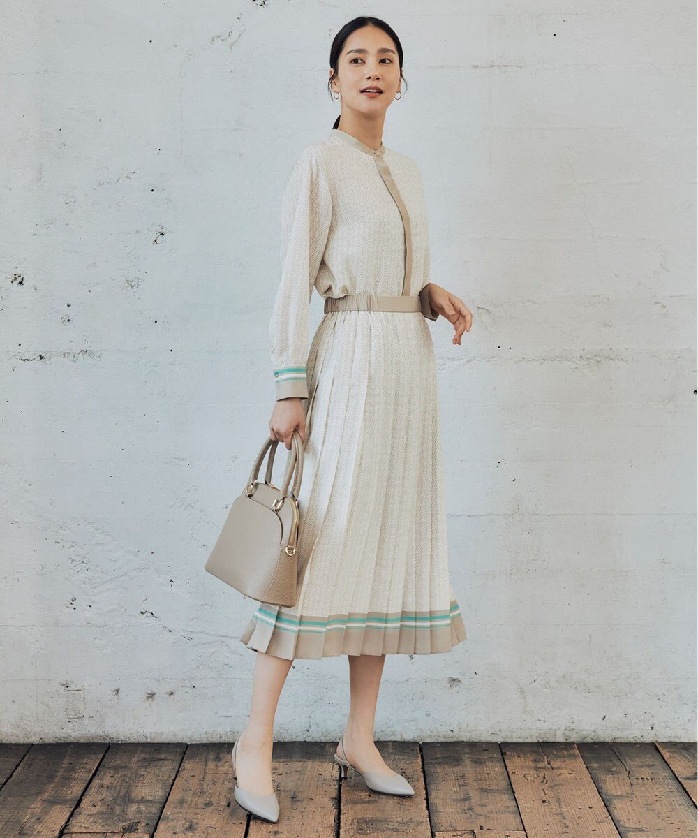 自由区 【セットアップ対応・洗える】モノグラムプリント スカート 