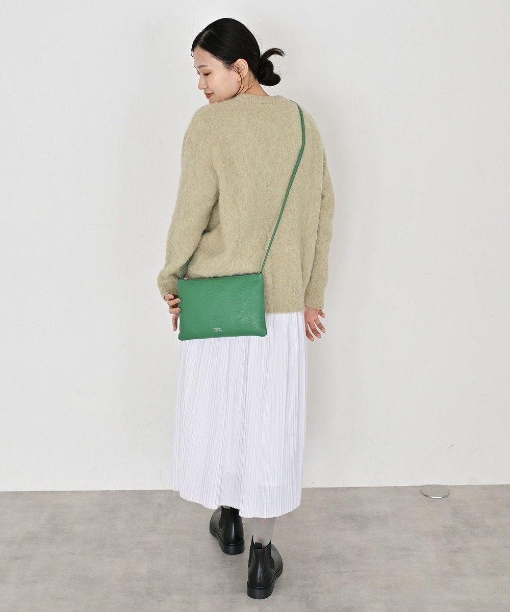 Hekhèr Le Style de Vie 新色追加【日本製】シュリンクレザー スクエアショルダーバッグ 