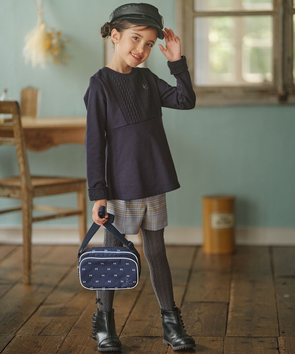 組曲 KIDS 【110-140cm】ホイップキルト トレーナー 