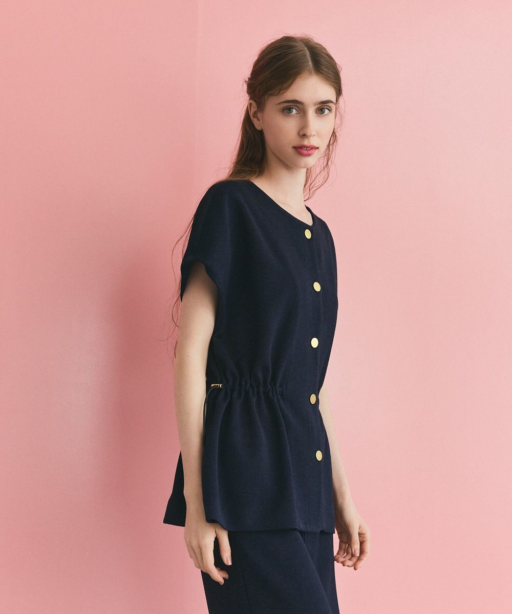 GRACE CONTINENTAL ダブルクロスジャージトップ 