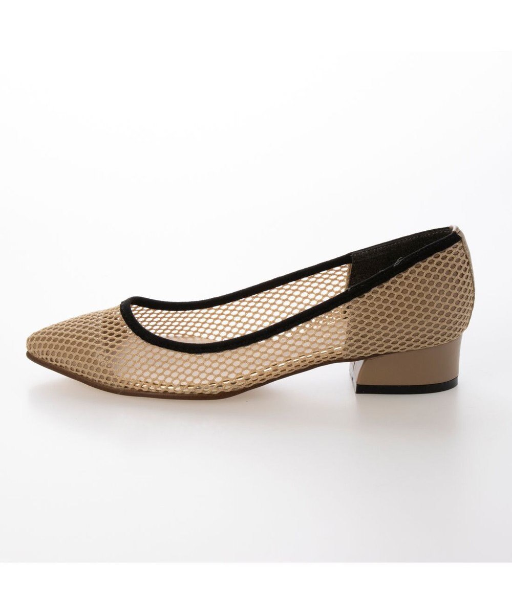 MODE ET JACOMO <carino>ポインテッドトゥメッシュパンプス 