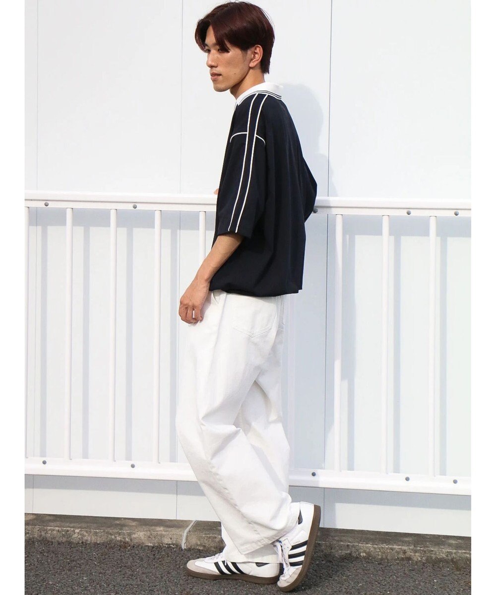 CRAFT STANDARD BOUTIQUE 接触冷感/UVカット/イージーケア/ストレッチ/ゲームシャツ-A 