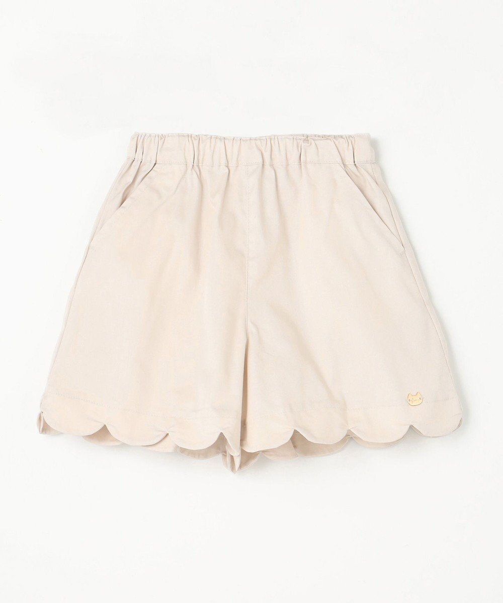 ANY KIDS 裾 スカラップ ショートパンツ 