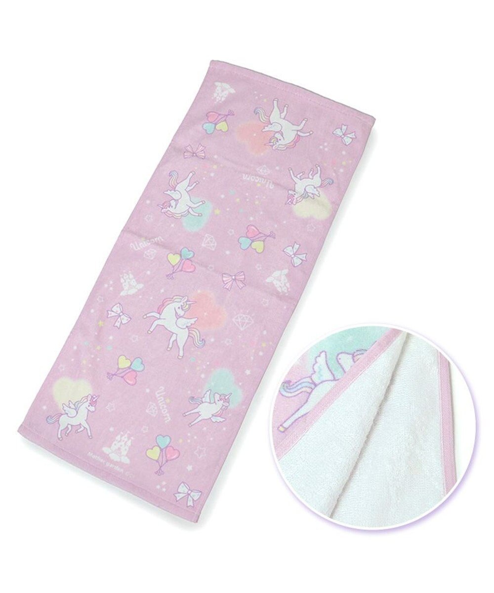 Mother garden マザーガーデン フェイスタオル 80×34cm 《ユニコーン/野いちご》単品 