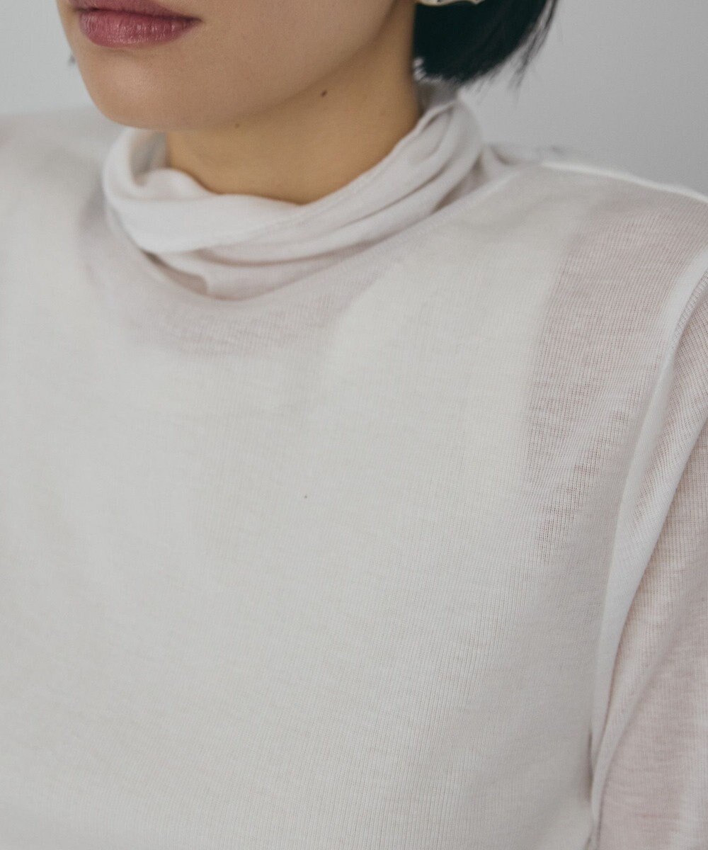 AMERICAN HOLIC シアーテレコタートルネックプルオーバー 