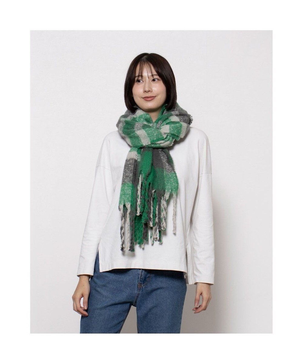 UNBILLION カシュネ cache nez / リサイクルポリニュートラルカラーチェックストール 