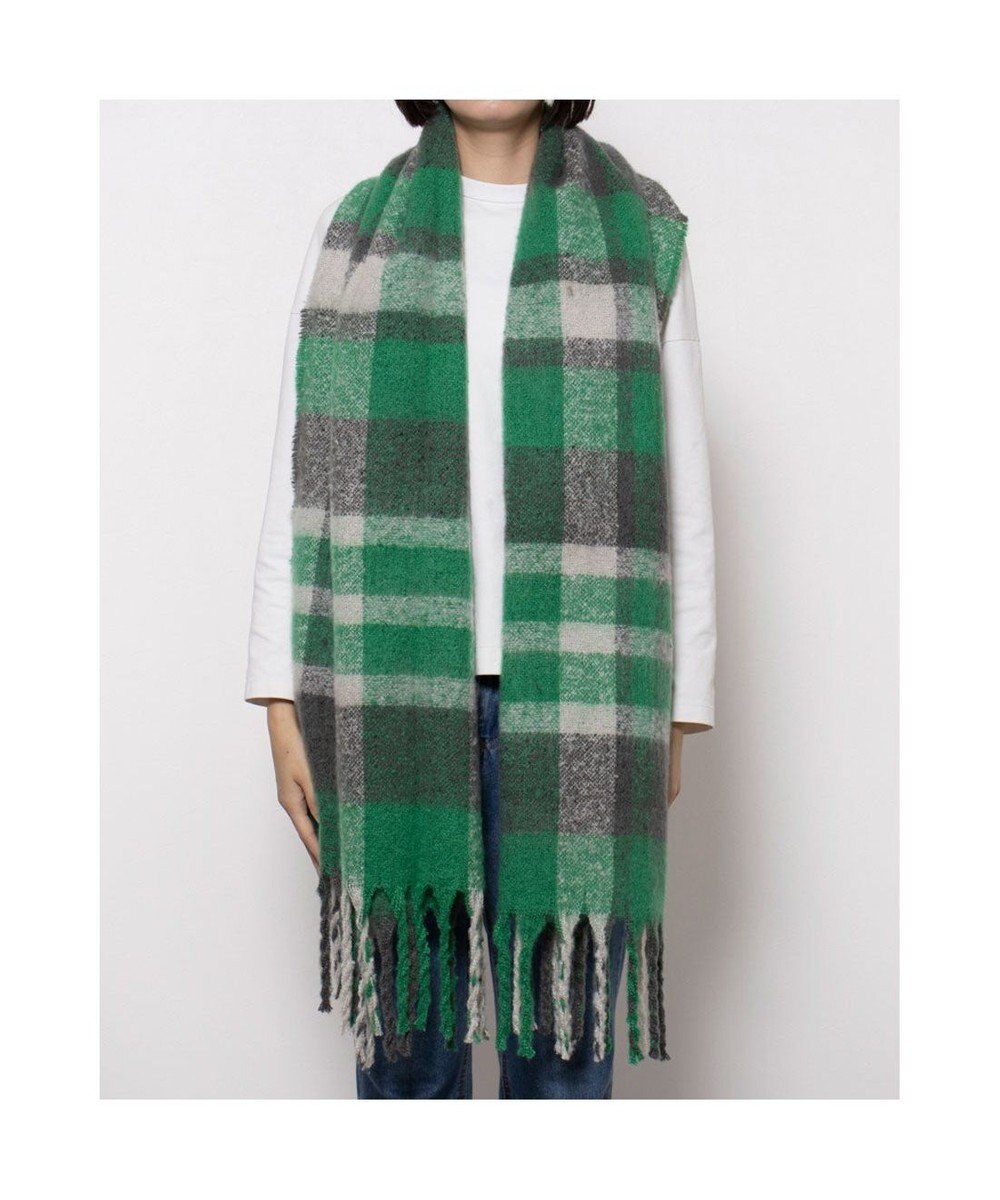 UNBILLION カシュネ cache nez / リサイクルポリニュートラルカラーチェックストール 