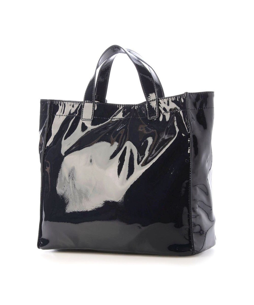 UNBILLION カシュカシュ cachecache / ソフトエナメルスクエア手提げトート 