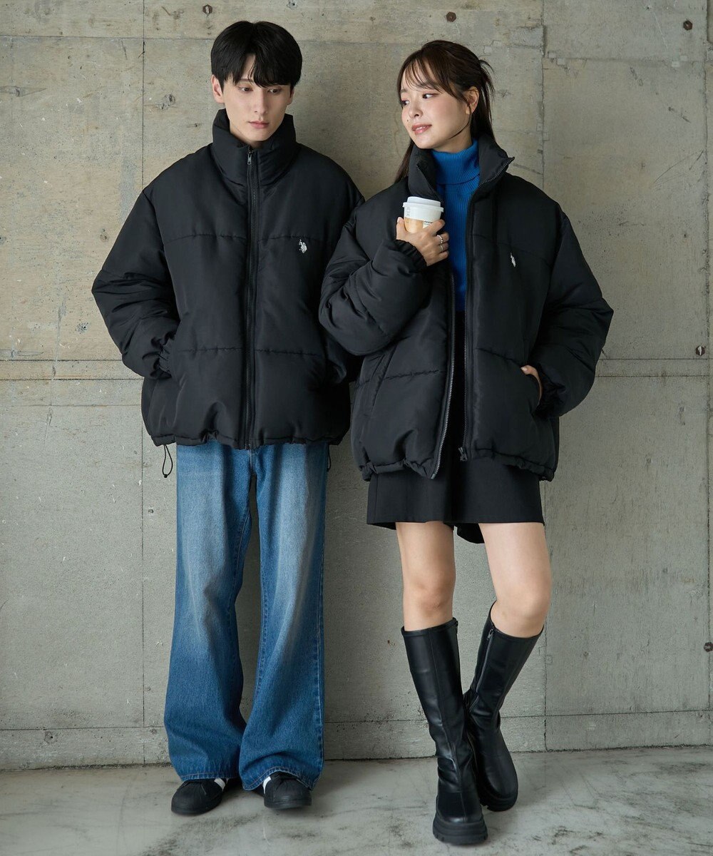 WEGO 【WEB限定/Sサイズ新登場/お気に入り登録者数5万人越えの大人気アイテム】U.S. POLO ASSN.別注パデッドジャケット 