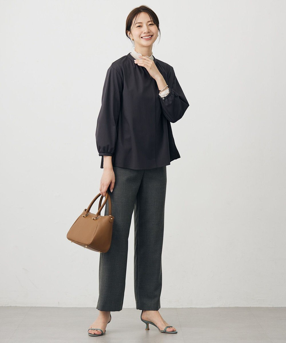 J.PRESS LADIES 【WEB限定】シアーストレッチフライス メローネック シアー カットソー 