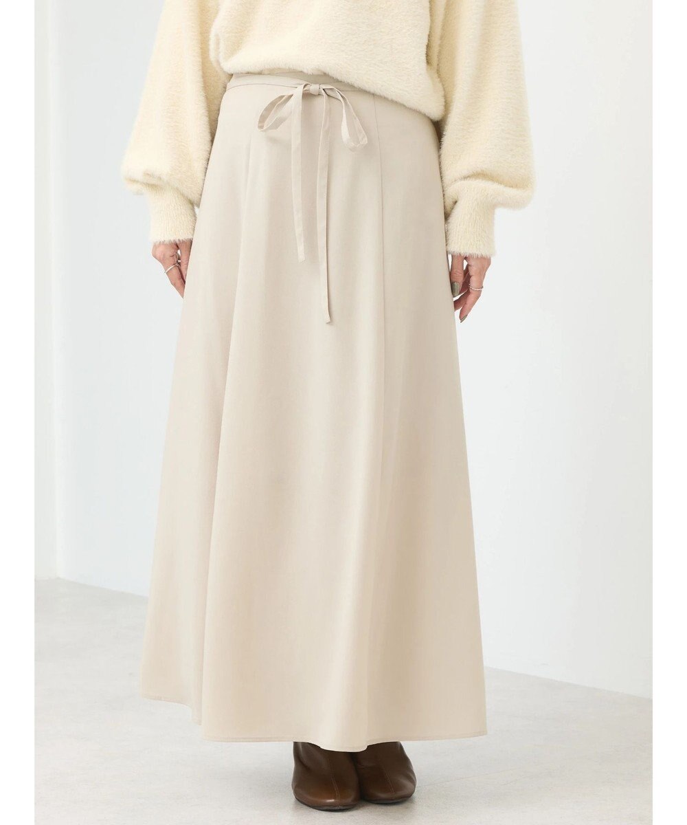 earth music&ecology リボンフレアスカート 