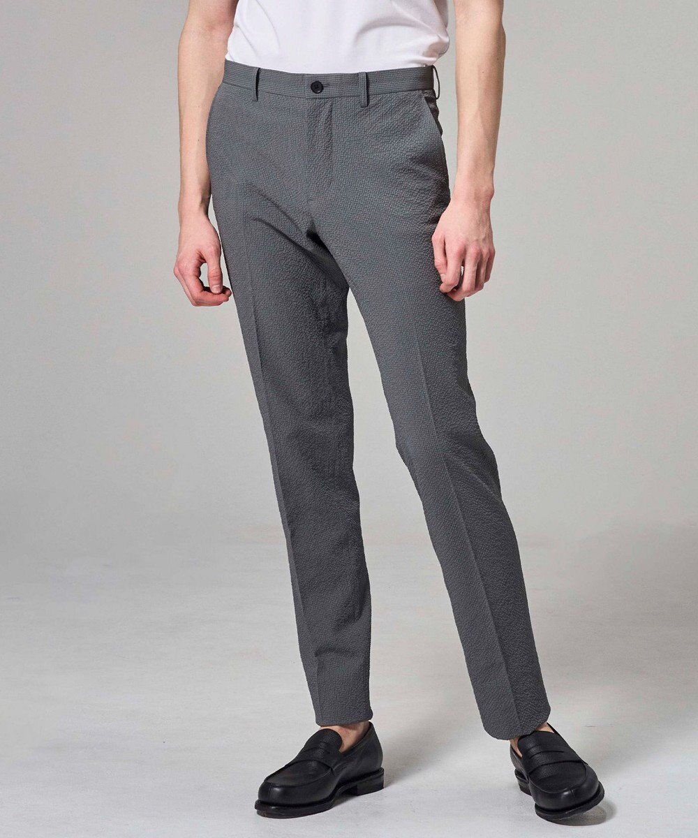 JOSEPH HOMME 【WEB・一部店舗限定】 エアーグリットサッカーストレッチ　テーパードパンツ / CITY 