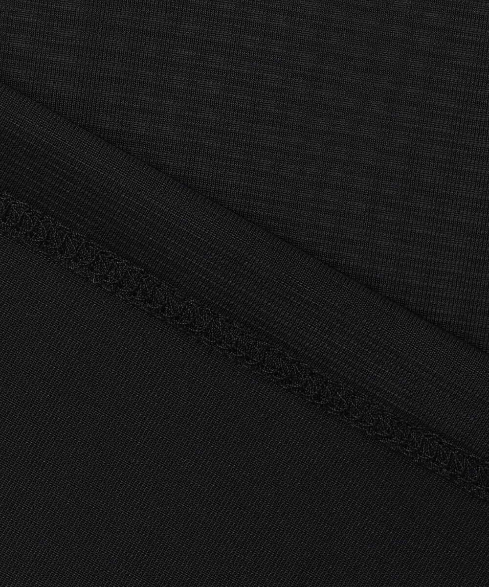 ICB L 【洗える】 マットトリコットチュール シアーカットソー 