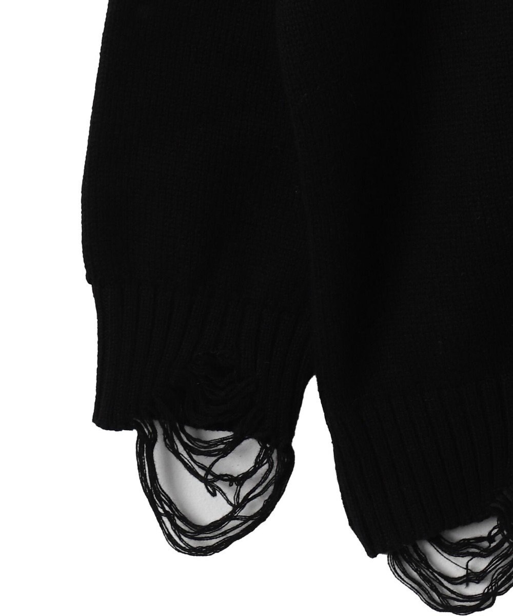 WEGO クラッシュBIGプリントニットプルオーバー 