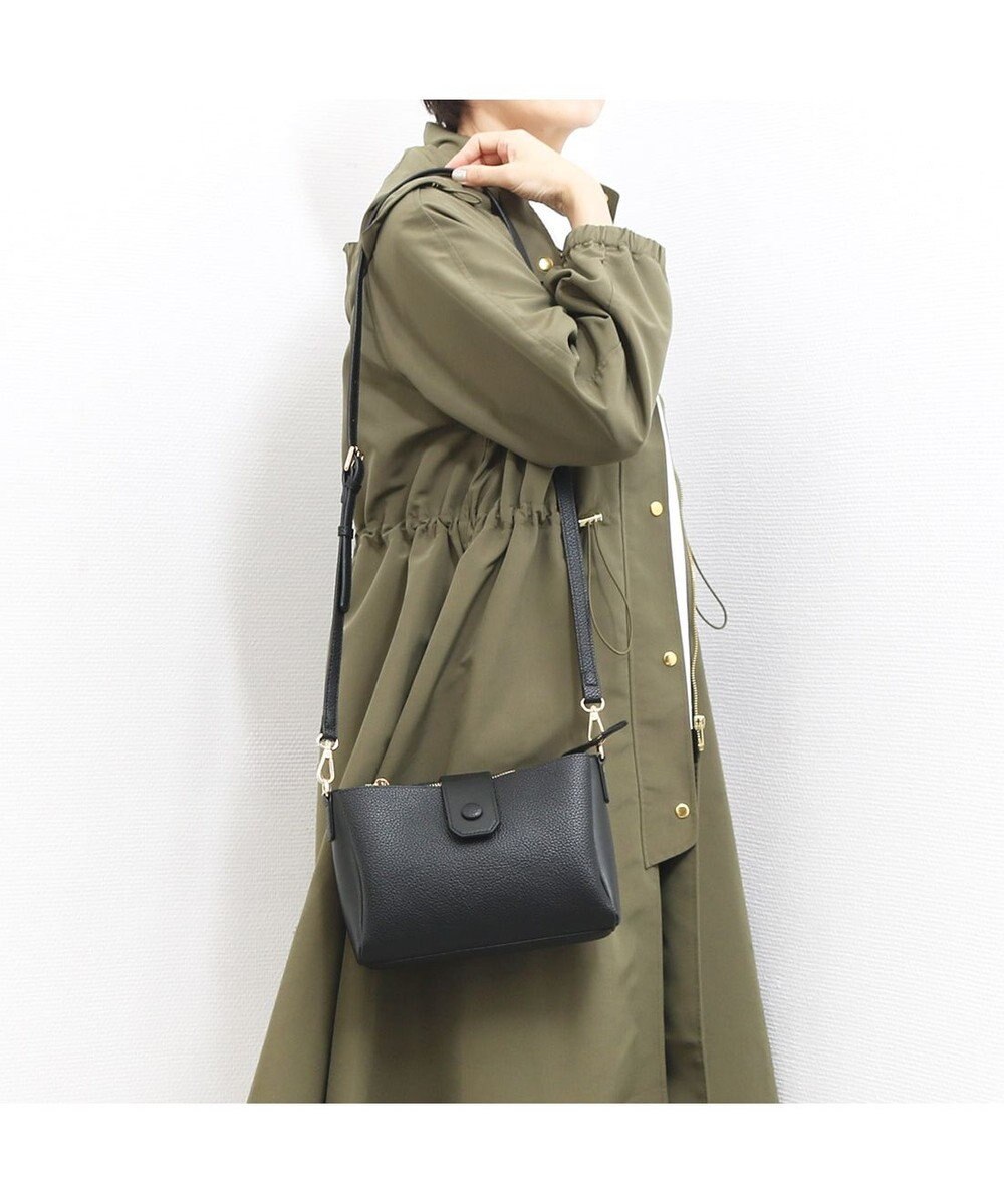 UNBILLION カシュカシュ cachecache / 横型3つ口ショルダーバッグ 