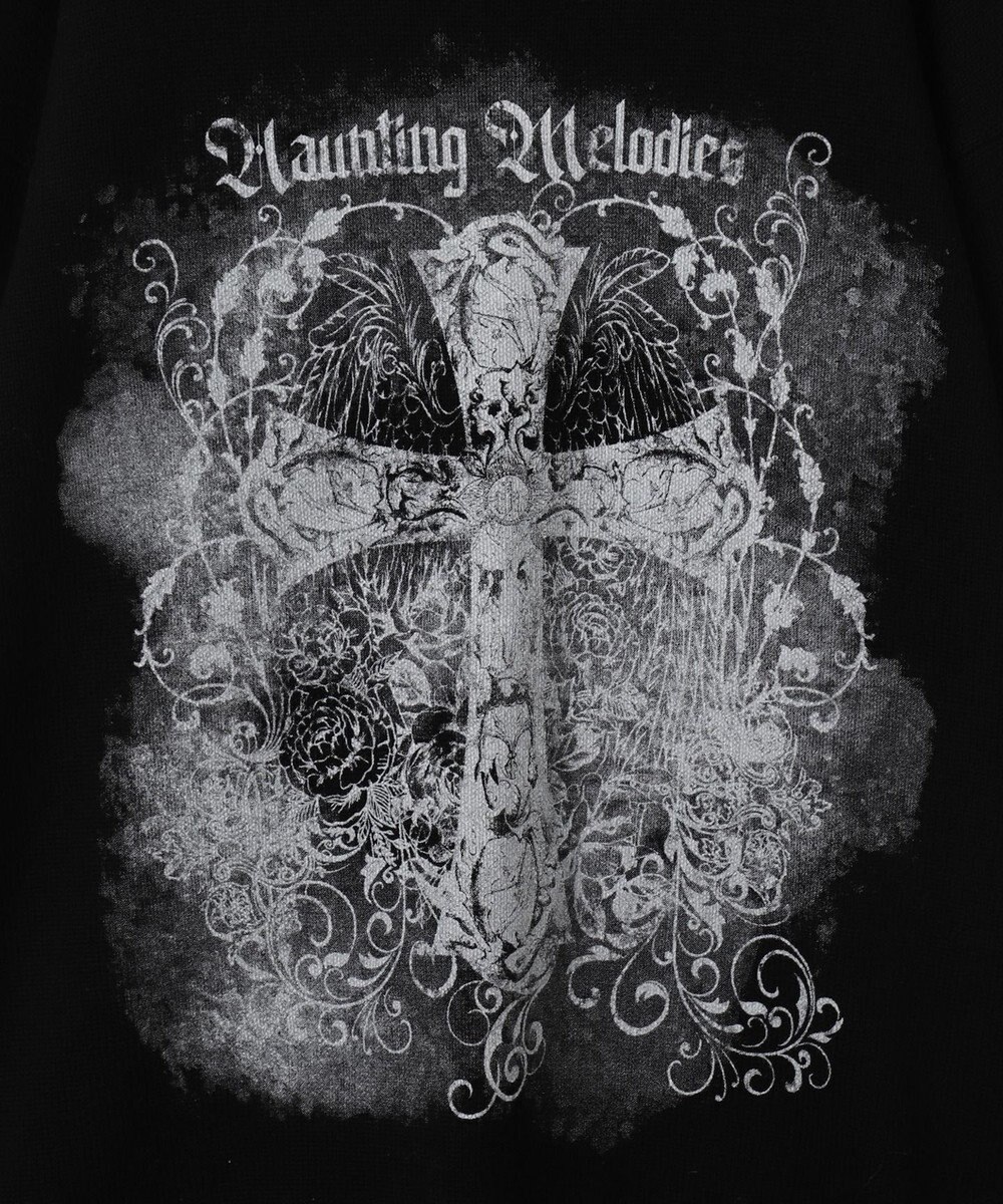 WEGO クラッシュBIGプリントニットプルオーバー 