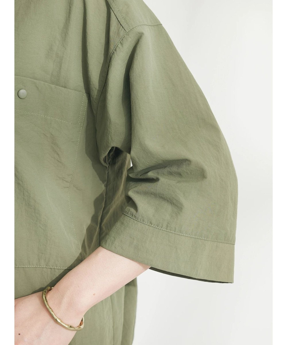 CRAFT STANDARD BOUTIQUE ＢＩＧポケットナイロンブラウス 