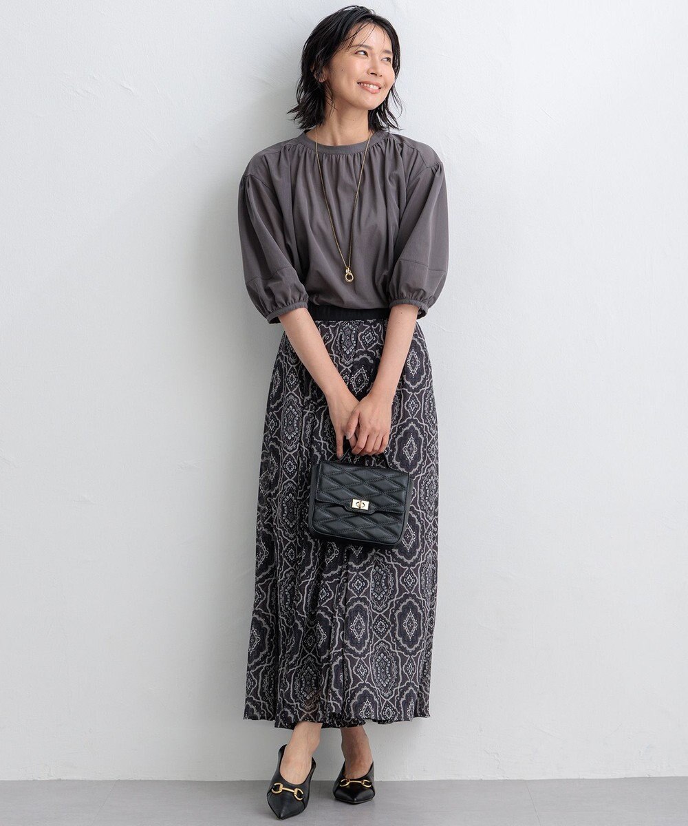 23区 キルティング トップハンドル ショルダーバッグ 