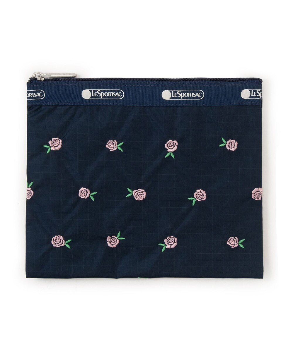 LeSportsac DELUXE EVERYDAY BAG/ピンクローズエンブロイダリー 