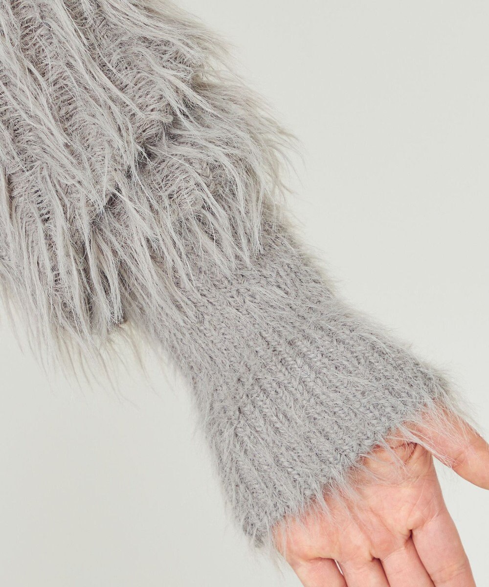 NAVE 【ReNAVE・洗える】メルティーシャギーニット プルオーバー 