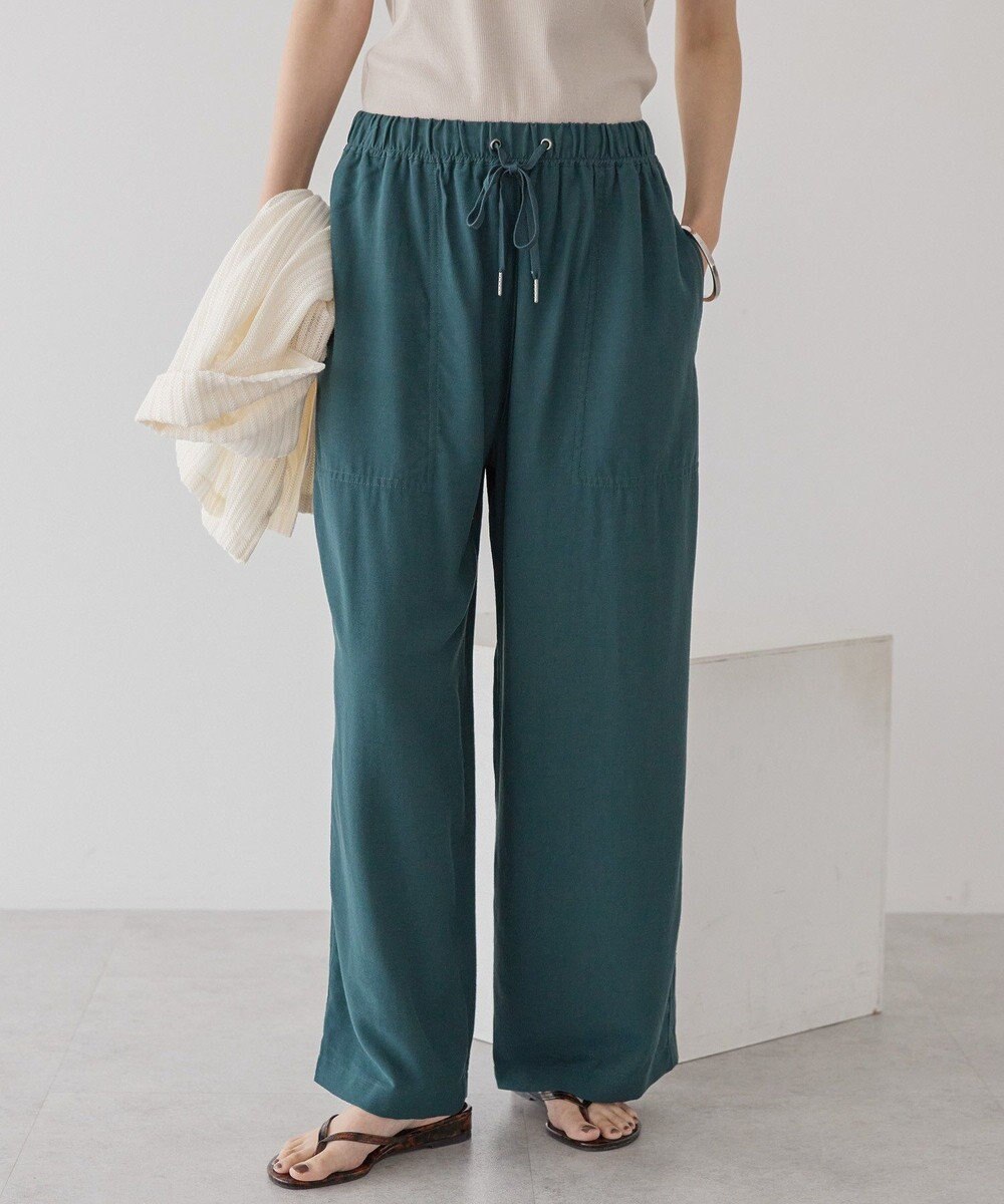 AMERICAN HOLIC 接触冷感ベイカーリラックスパンツ 