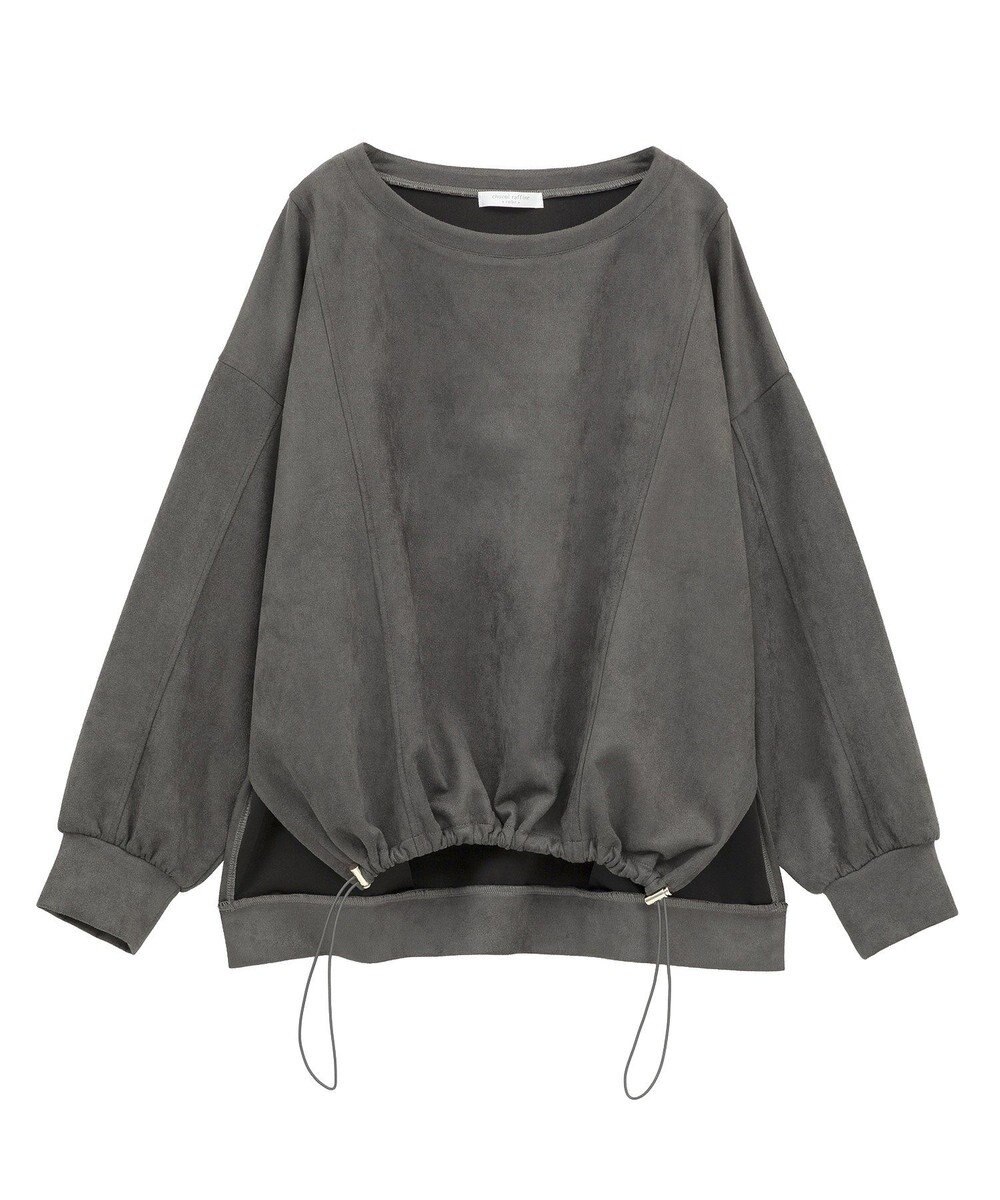 Green Parks なめらかタッチスウェード調ドロストプルオーハ 