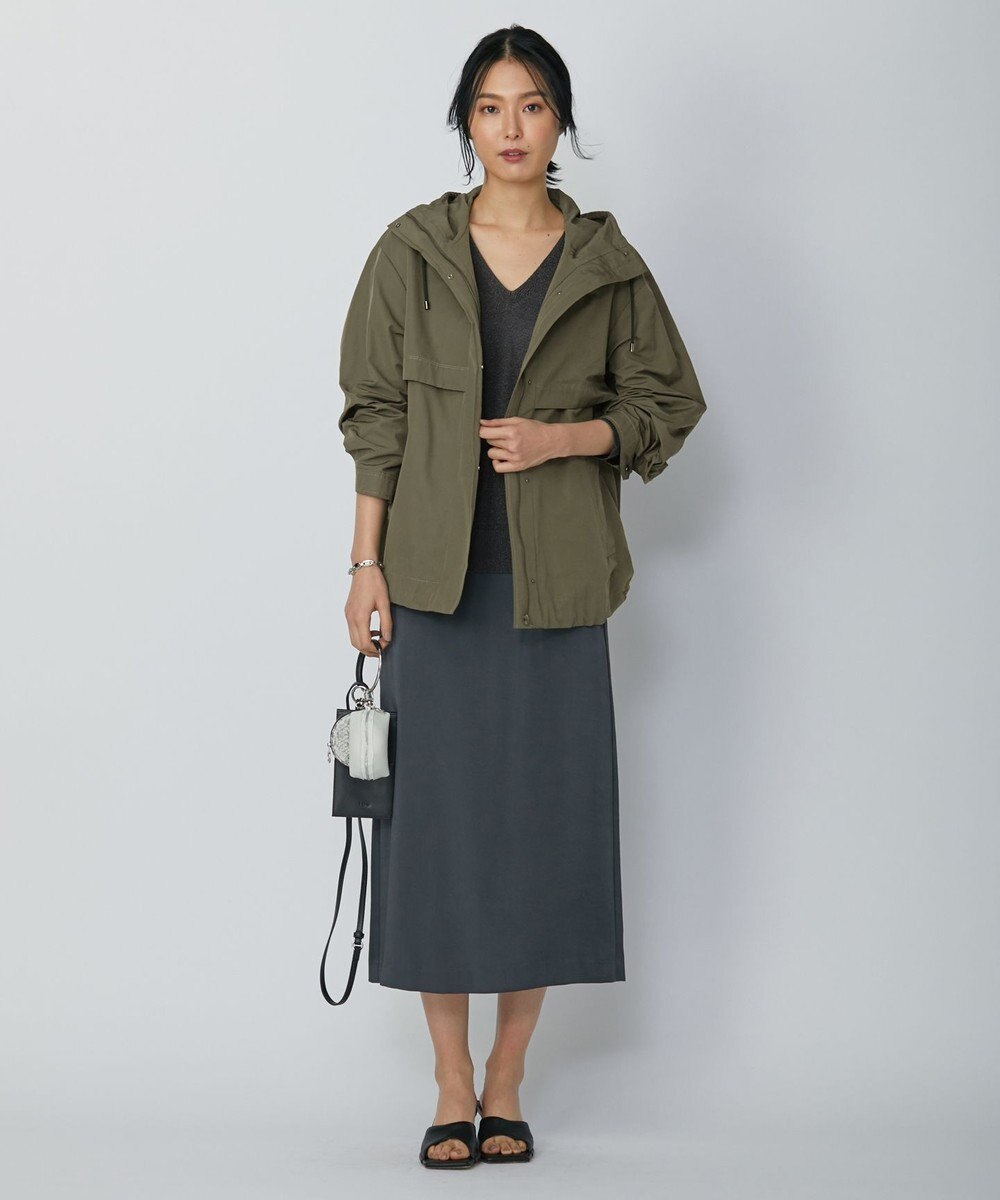 ICB 【WEB限定カラーあり・洗える】ペーパーブレンドシャインニット Vネックプルオーバー 