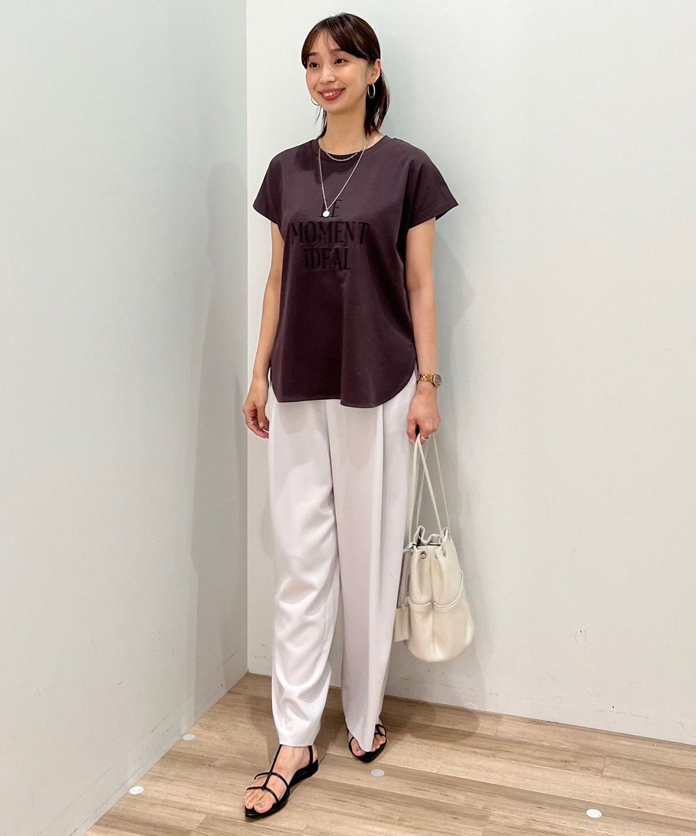 UNFILO 【UVケア/接触冷感】汗ジミ防止 撥水ロゴT 