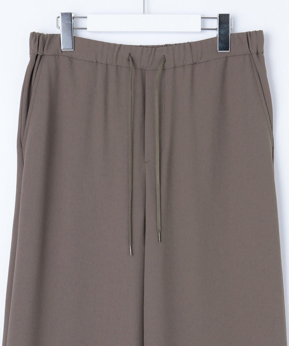 J.PRESS LADIES L 【洗える】バックサテンジョーゼット リラックス パンツ 