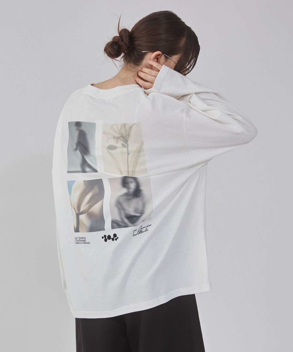 WEGO 【２点セット/ユニセックス着用ITEM】アクセ付きフォトコラージュT（LS） 