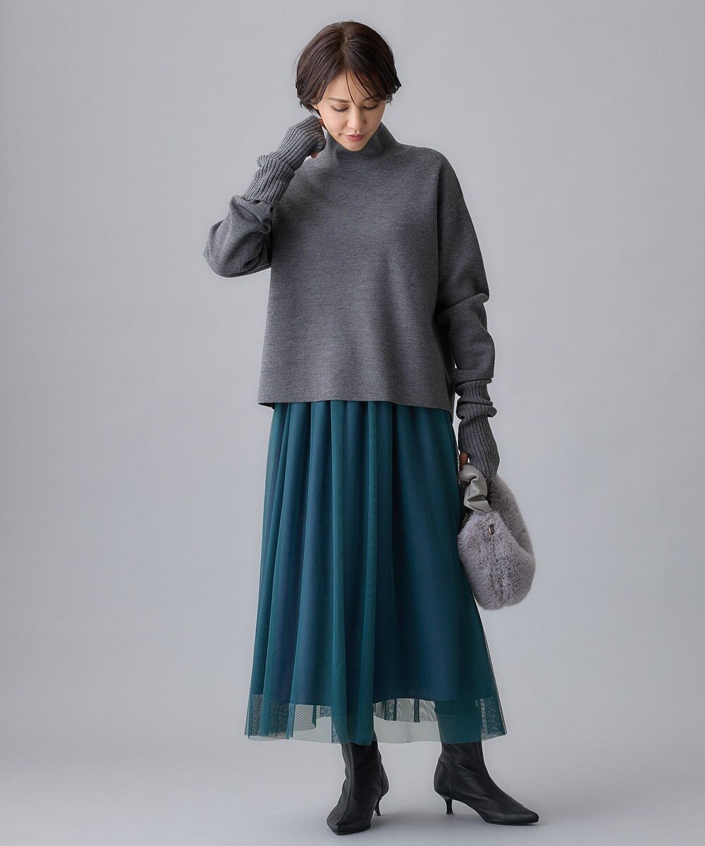 自由区 【新色追加生産・WEB限定カラーあり】チュール スカート 