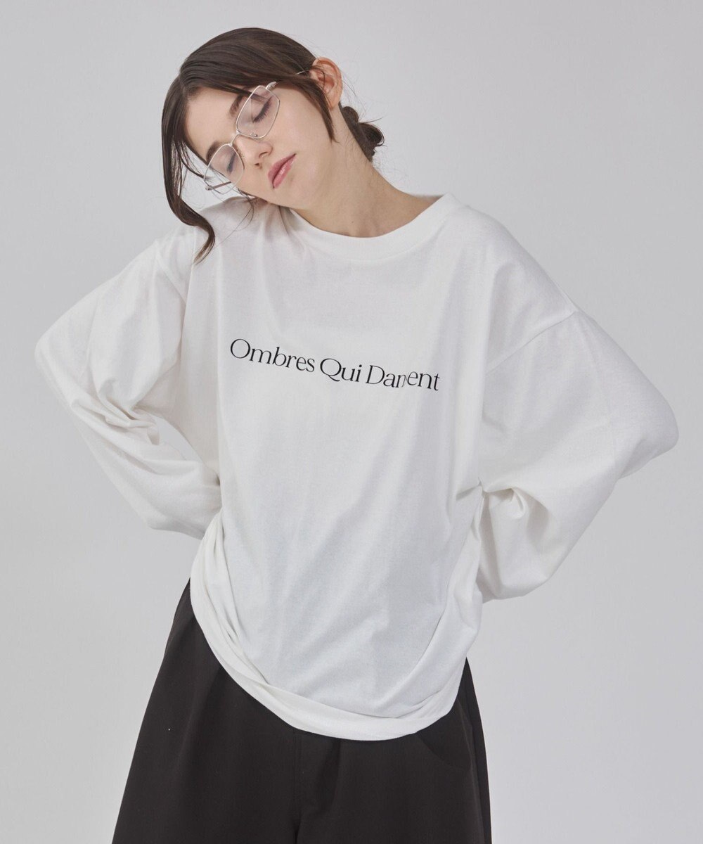 WEGO 【２点セット/ユニセックス着用ITEM】アクセ付きフォトコラージュT（LS） 