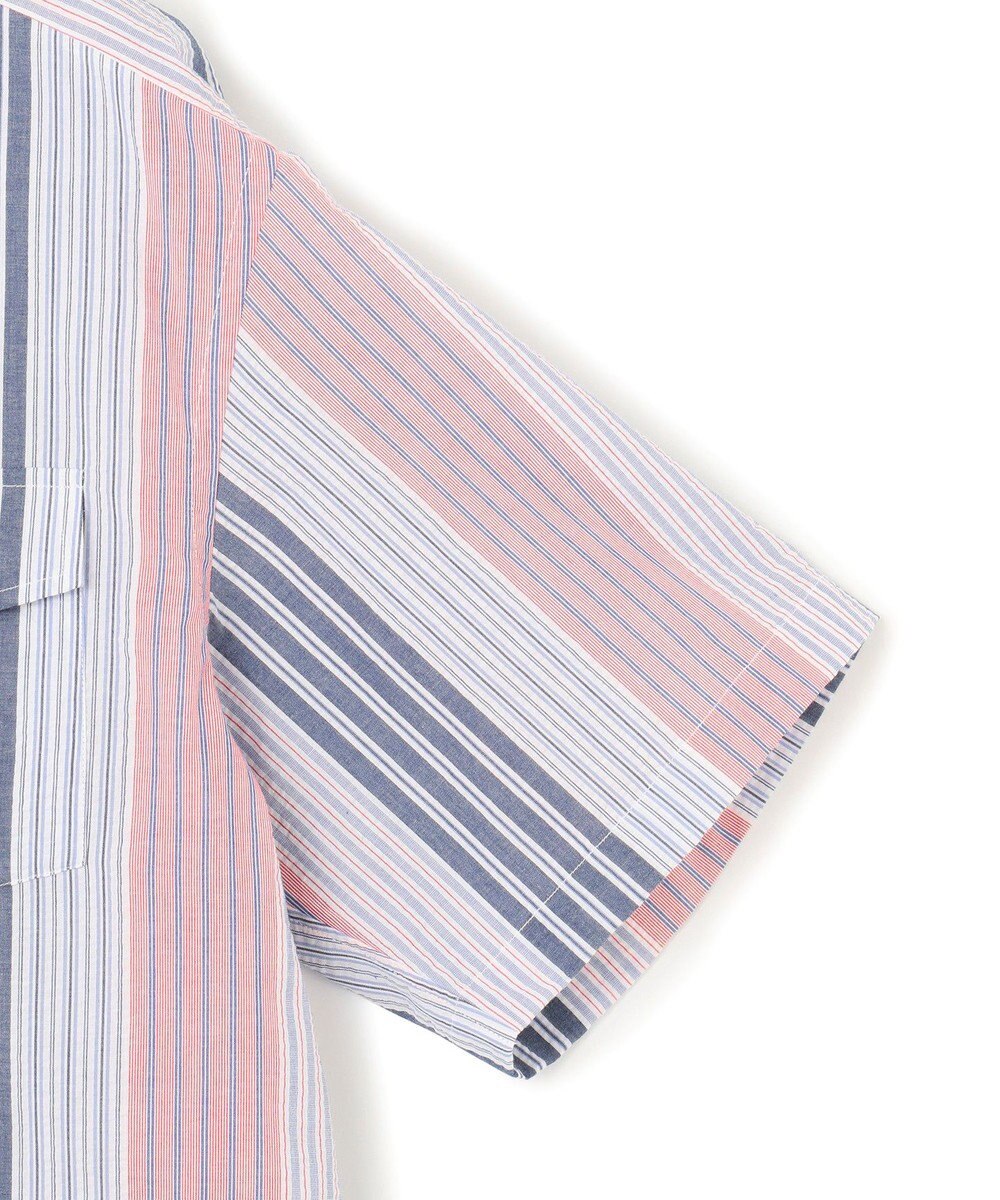 J.PRESS YORK STREET 【UNISEX】ランダムストライプ シャツ 