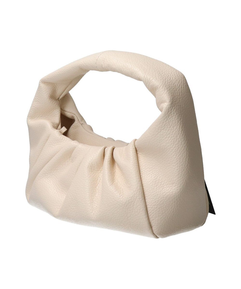 INTER-CHAUSSURES 【ANDREA CARDONE ITALI】ギャザーレザーホーボーバッグ 