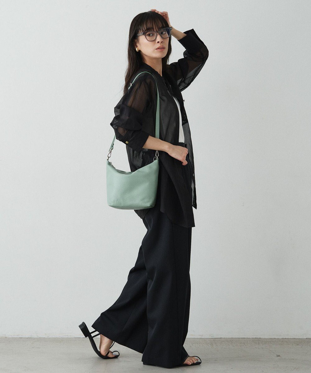 russet ソフトレザーシンプルショルダーバッグ(CE-1328-WEB) 