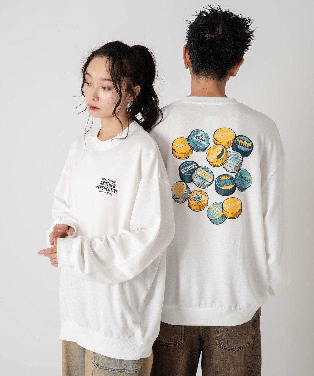 WEGO 【ユニセックス着用ITEM/SMLサイズ展開】アソートグラフィックプルオーバー 