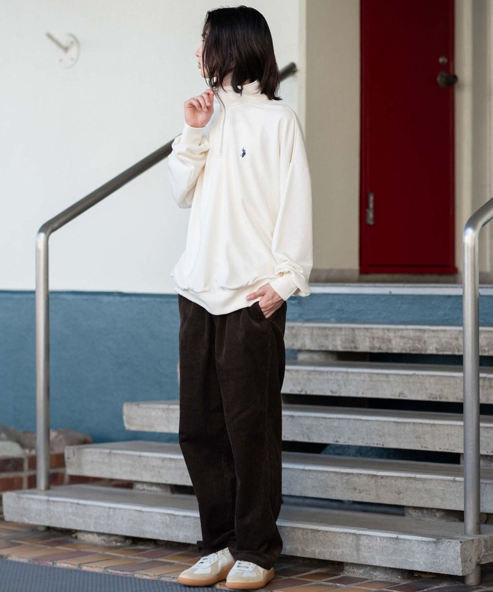 WEGO 【WEB限定/25年秋冬新作/ユニセックス着用ITEM】別注USPOLOハーフZIPPO 