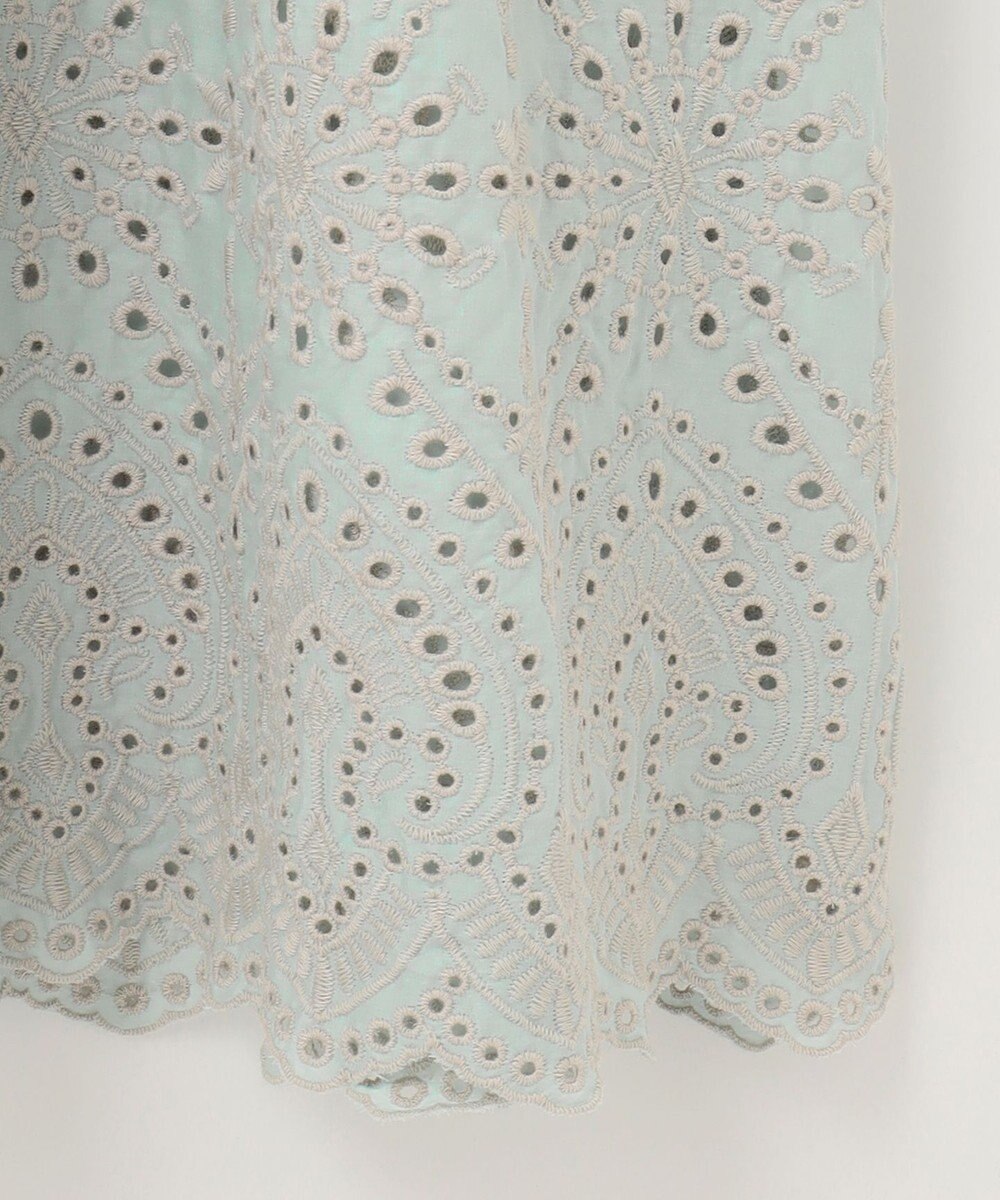 自由区 【カタログ掲載・洗える】エンブロイダリーローン ワンピース 