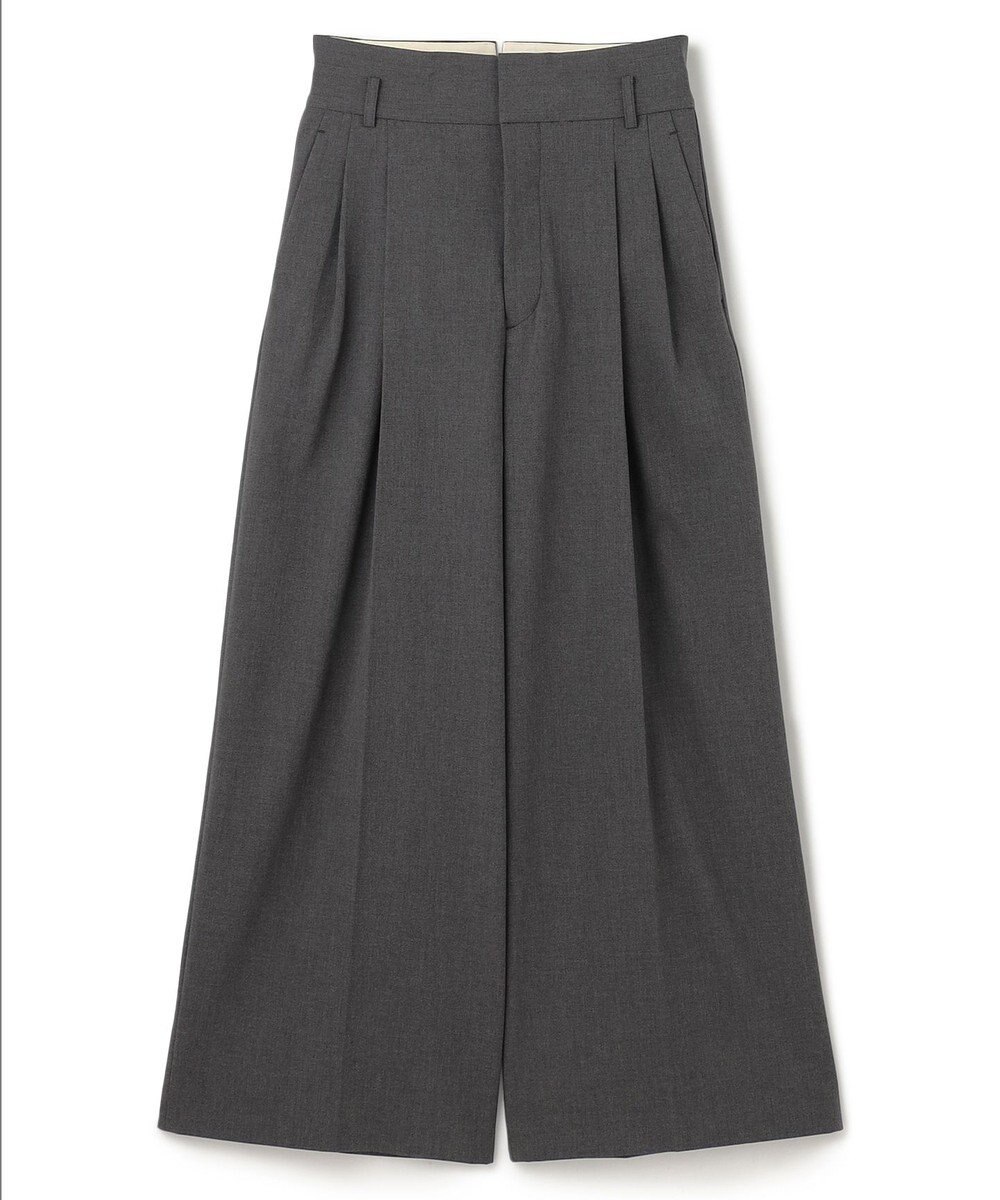 uncrave TRツイル ワイドトラウザー 