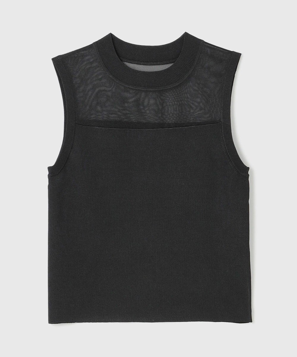 GRACE CONTINENTAL シアーグロスニットトップ 