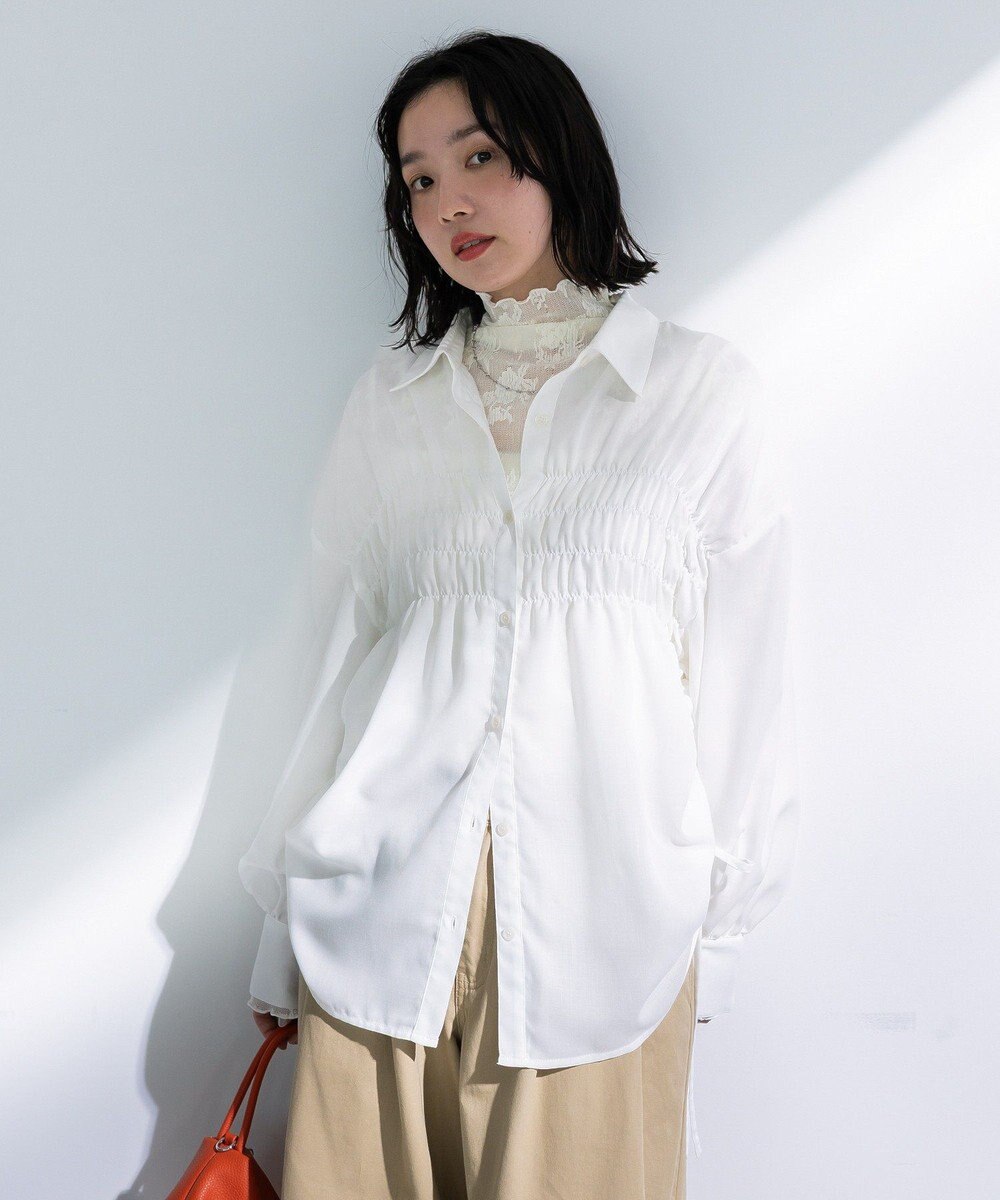 Green Parks 脇シャーリングシャツ 