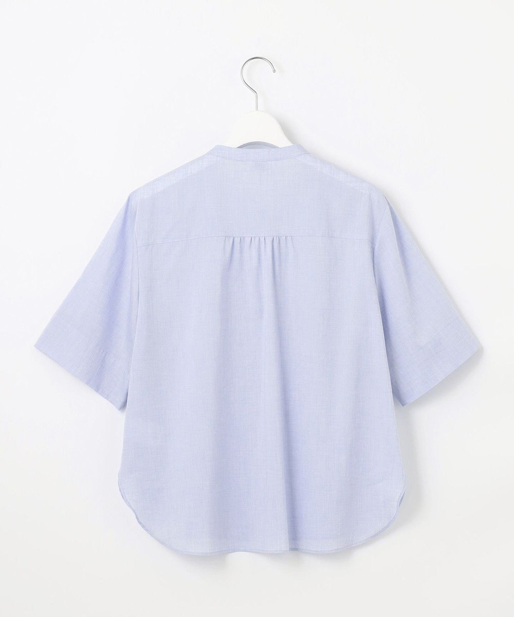 J.PRESS LADIES L 【洗える】ラミーポプリン ティアード ブラウス 