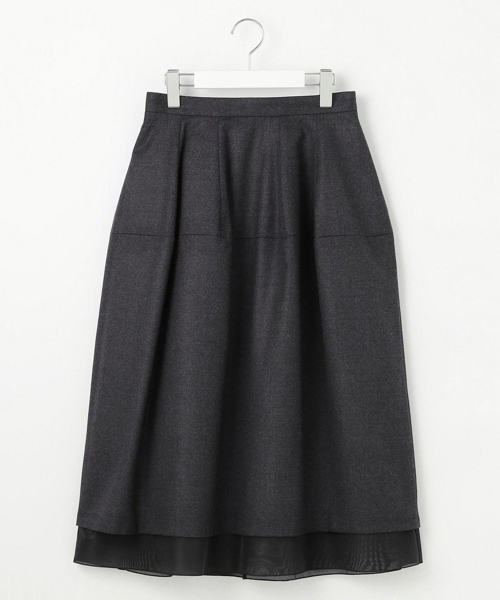23区 【R(アール)】メリノシアーレイヤード スカート 