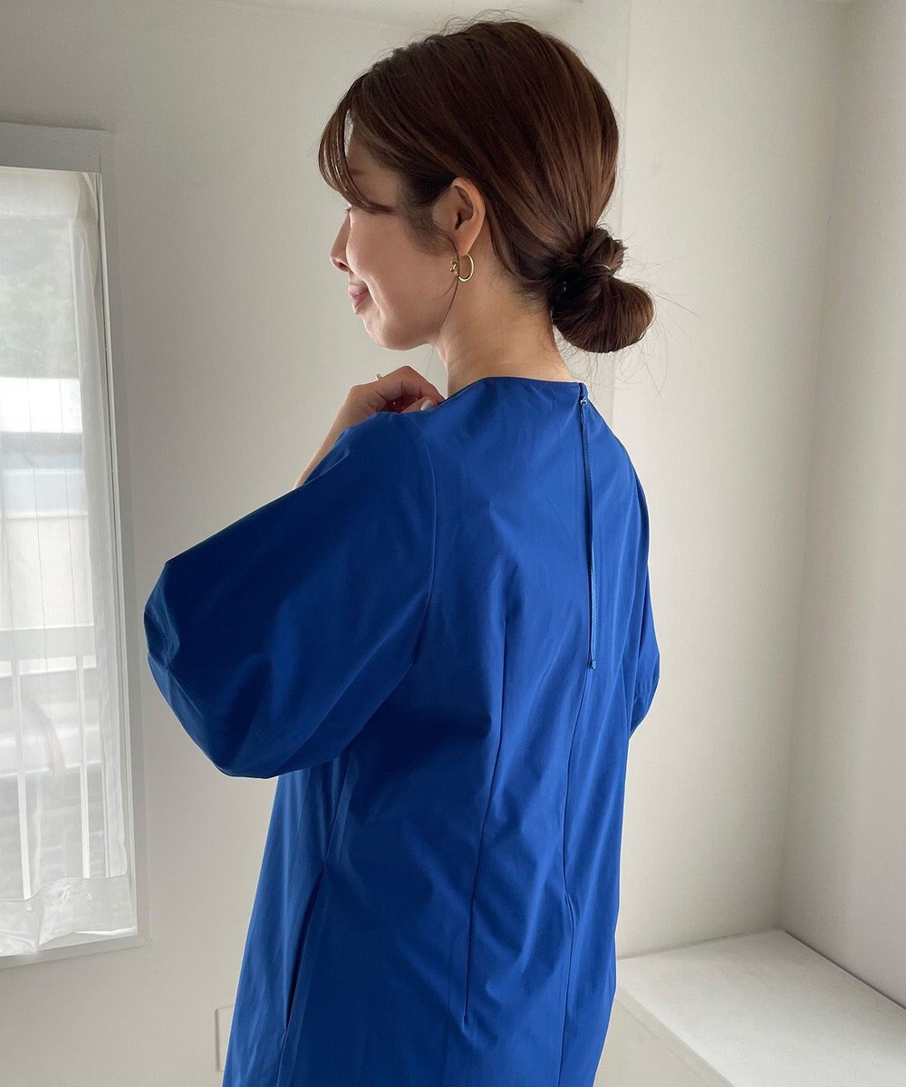 UNFILO FINE MOVE ランタンスリーブワンピース 