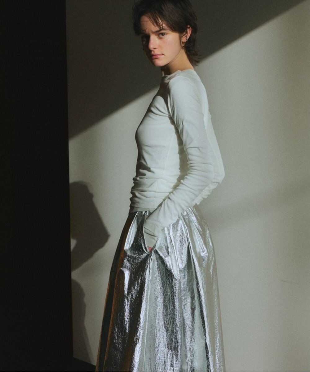 NAVE 【Nave】ホイルプリント スカート 