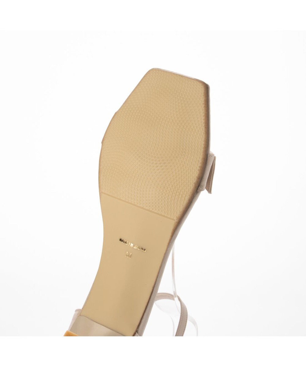 MODE ET JACOMO <carino>パールバックルアンクルベルトサンダル 