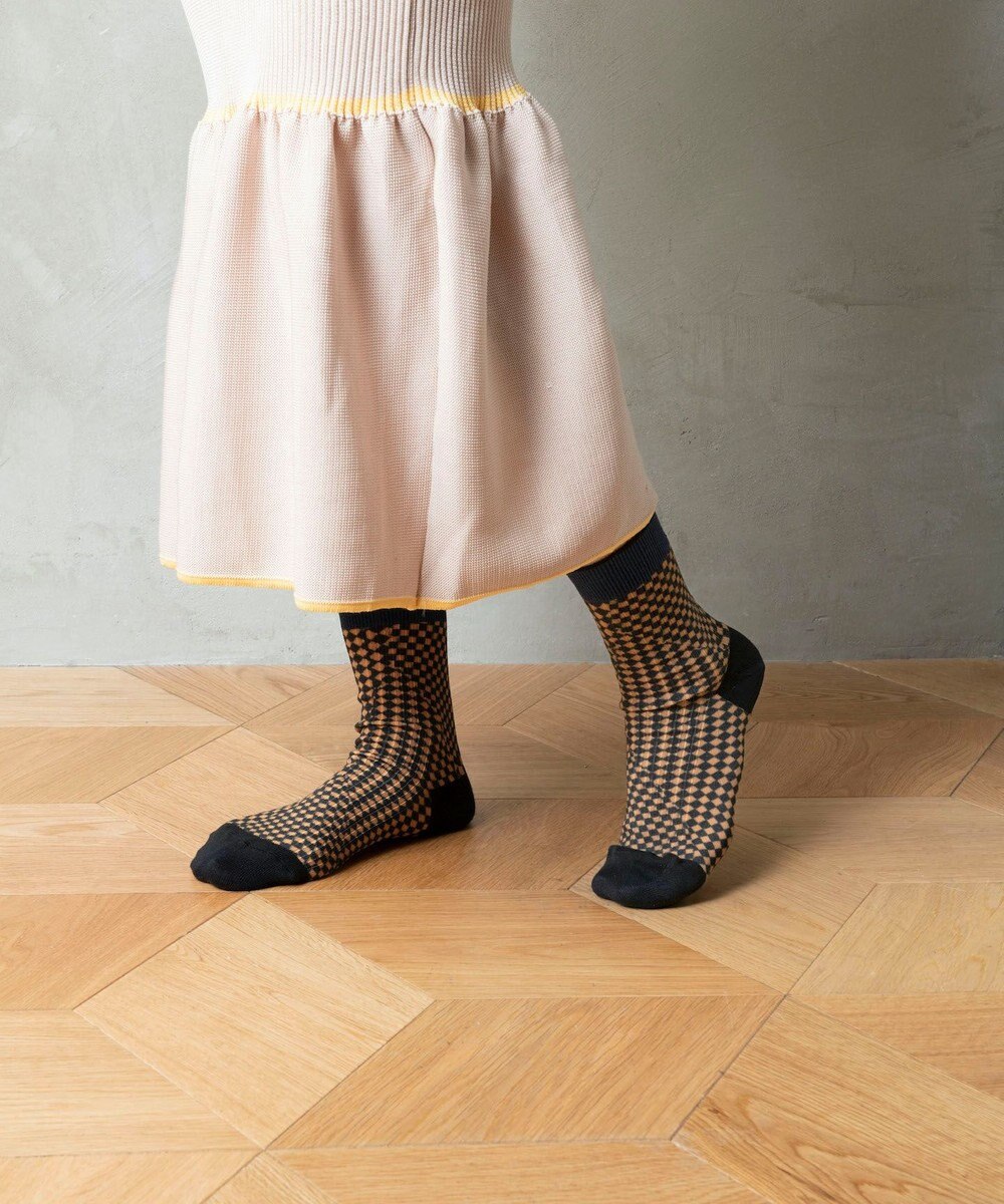 TRICOTE CHACKERD LINK SOCKS／チェッカードリンクソックス 