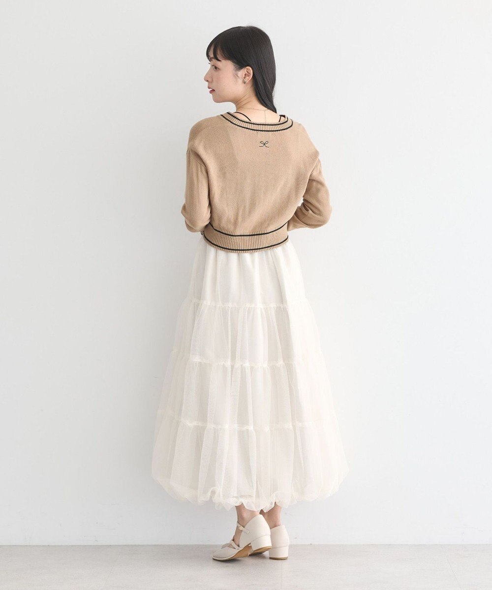 earth music&ecology チュールバルーンスカート 