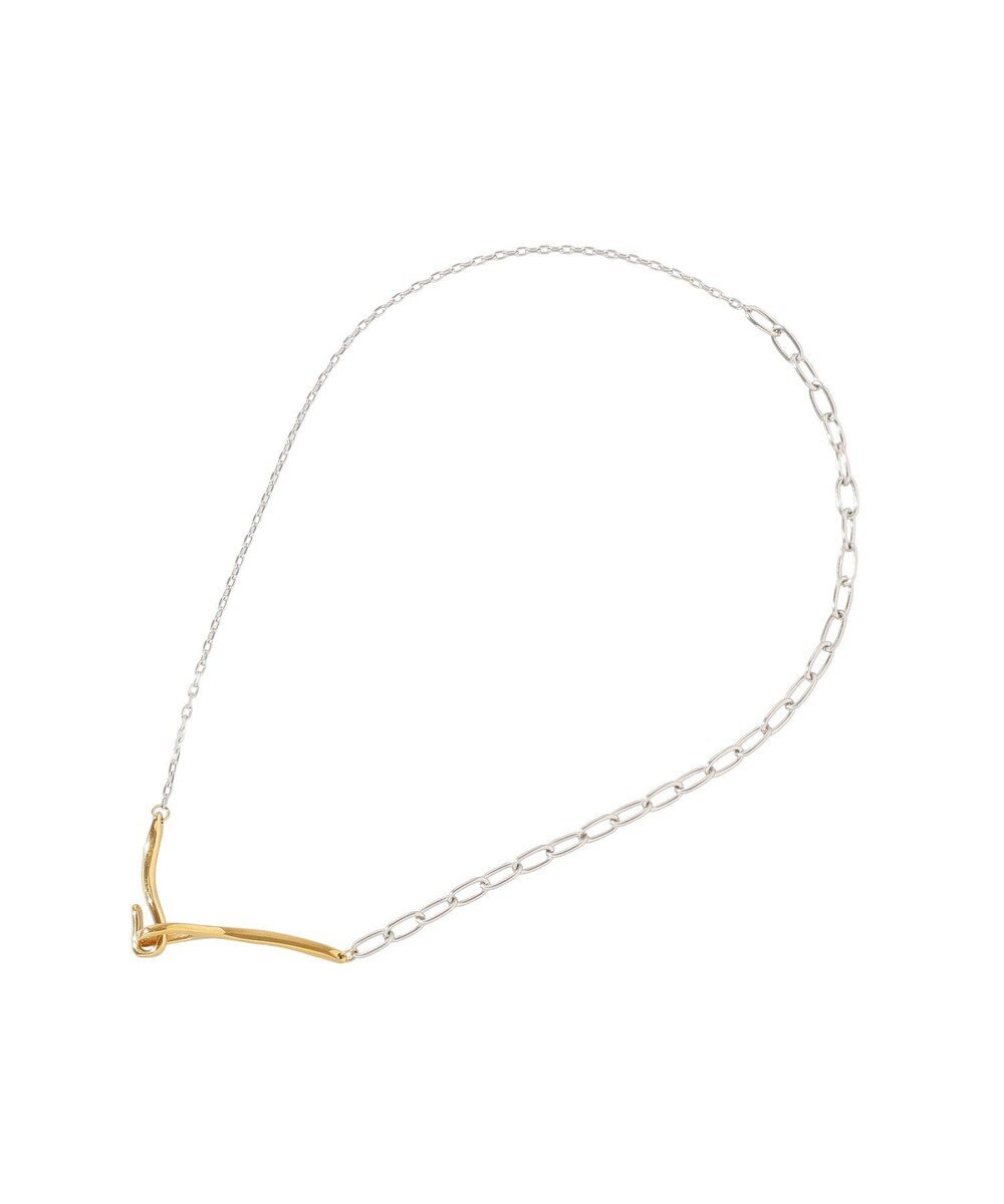 AMERICAN HOLIC 【ステンレス】バイカラーチェーンネックレス 